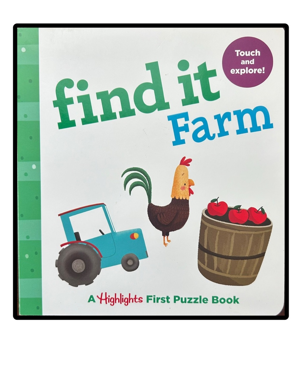 BUNDLE & SAVE 🚜A Highlights First Puzzle Board Book Find It Farm Touch & Explore